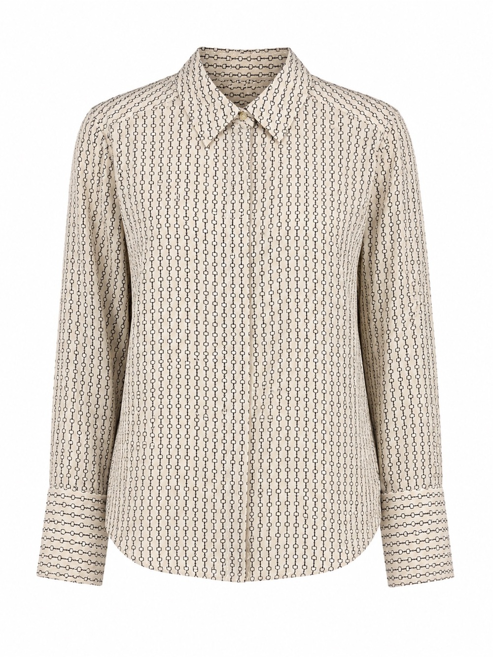 EXPRESS Slim Portofino Horsebit Blouse
